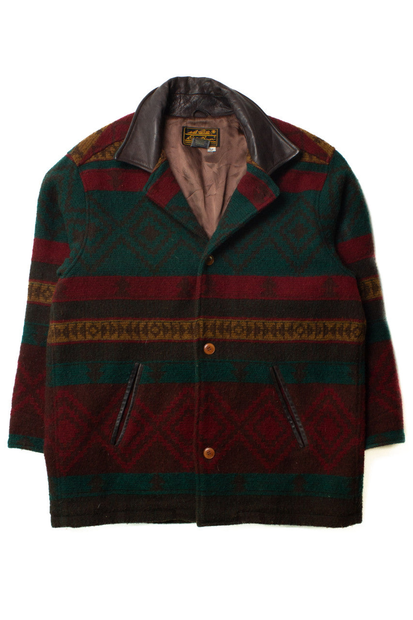 Vintage Eddie Bauer Southwestern Wool Coat (1980s)