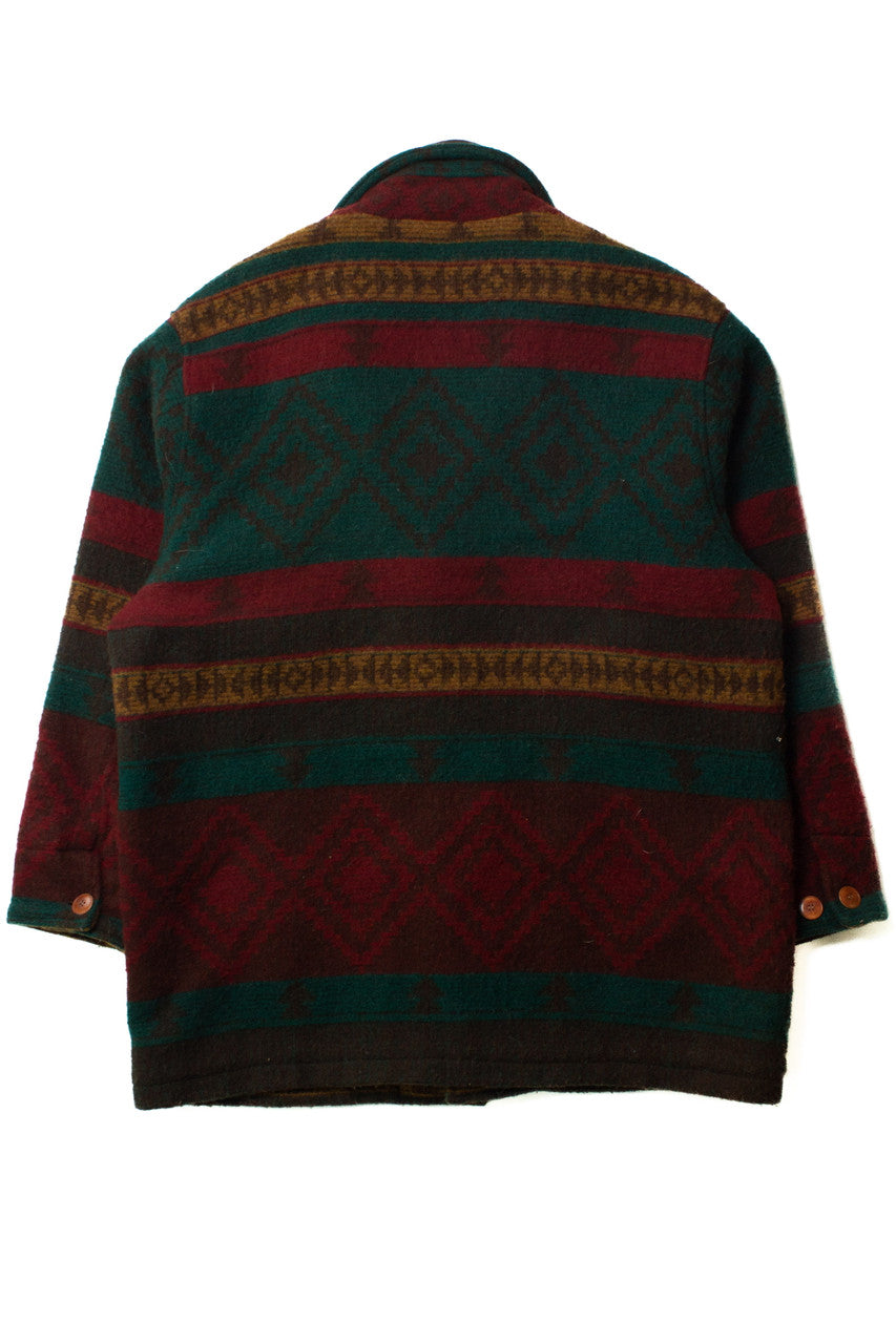 Vintage Eddie Bauer Southwestern Wool Coat (1980s)