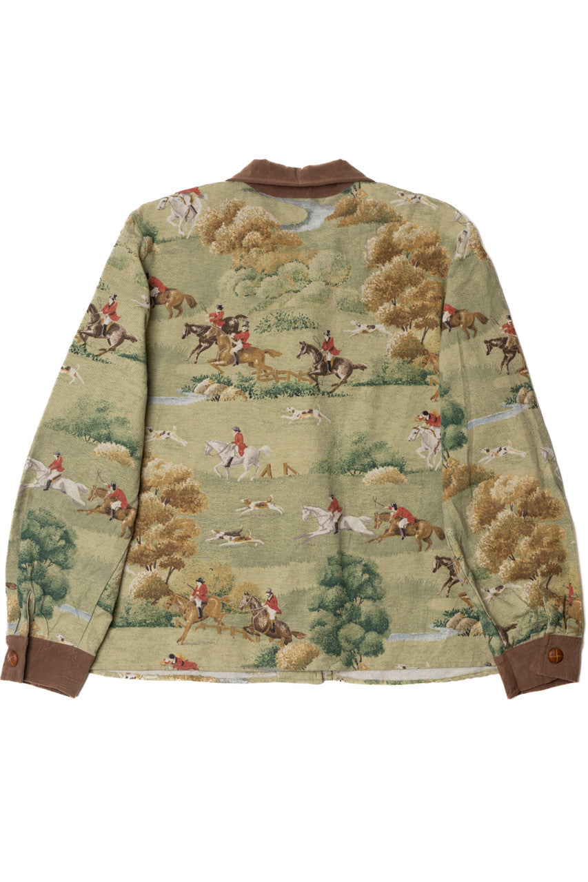 Vintage Equestrian Countryside Lightweight Jacket