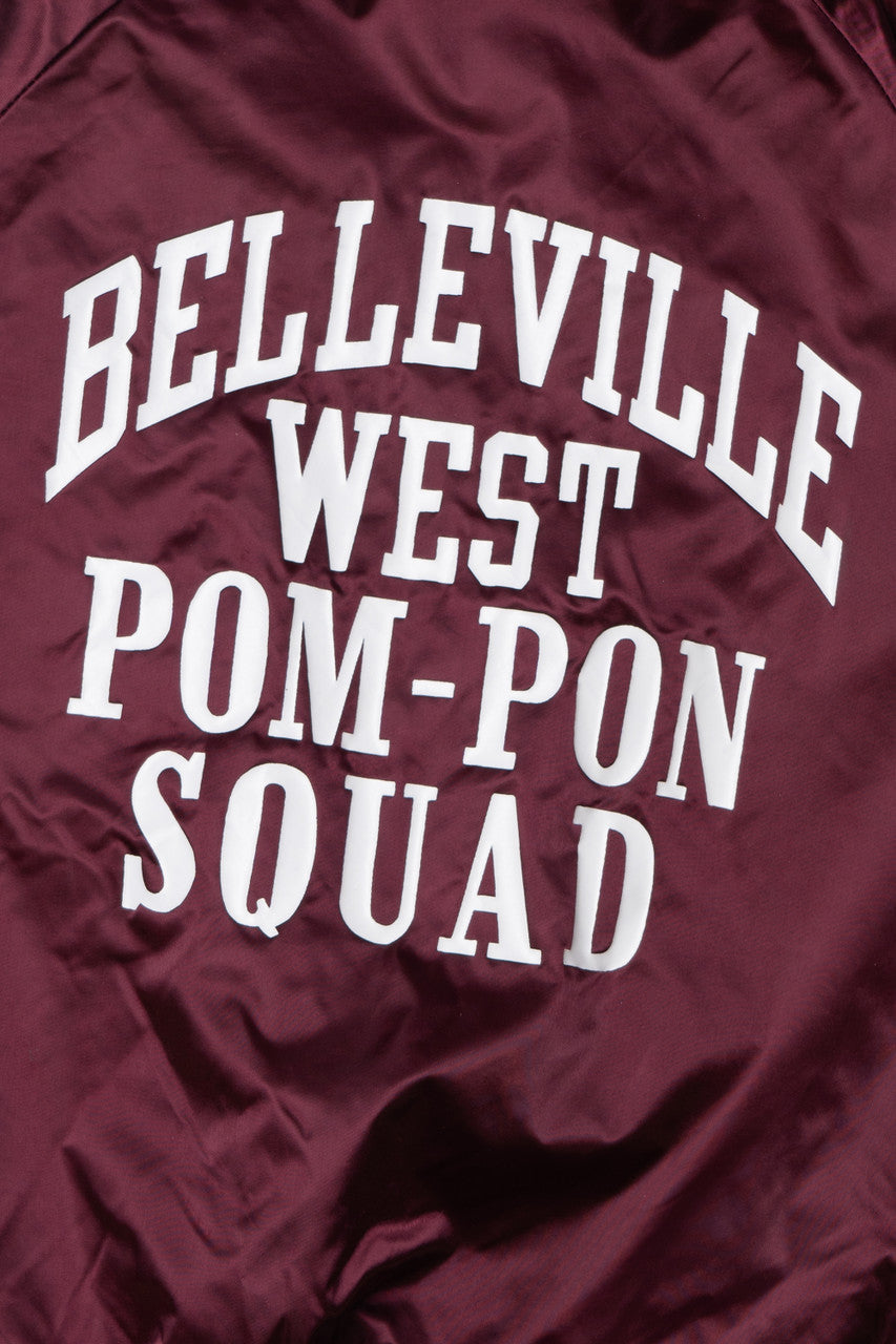 Vintage "Belleville West Pom-Pon Squad" Nylon Lightweight Jacket