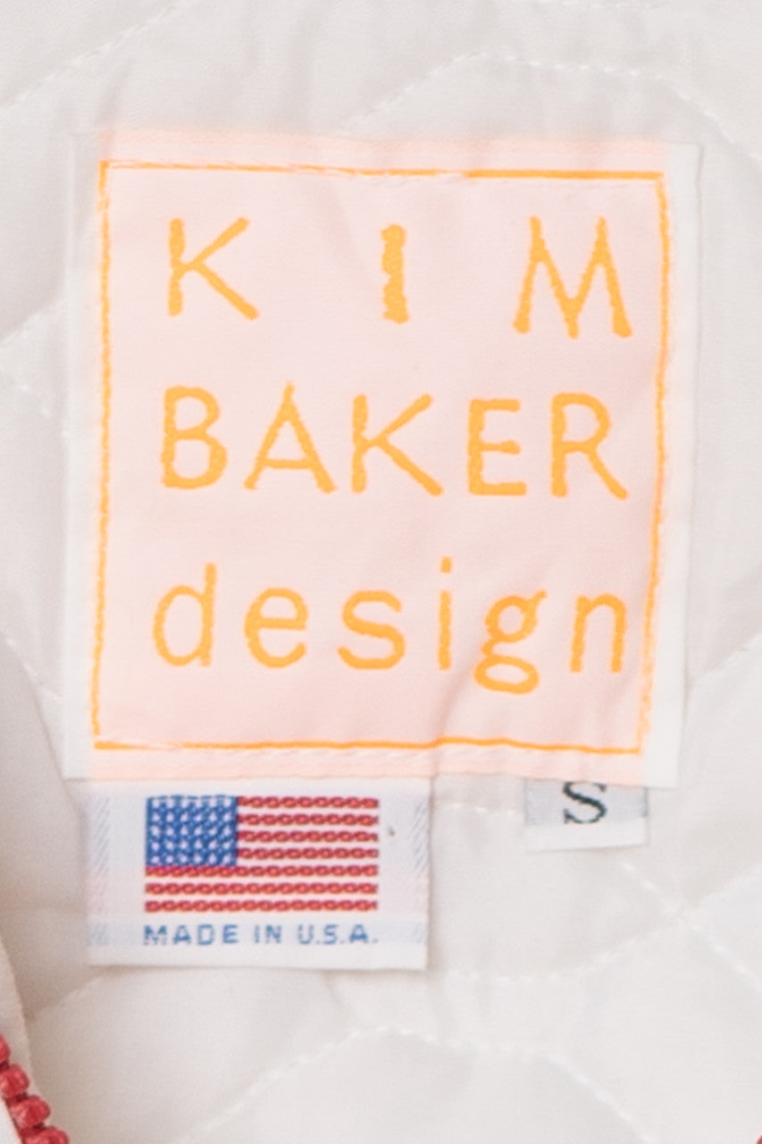 Vintage American Flag Kim Baker Designs Lightweight Jacket