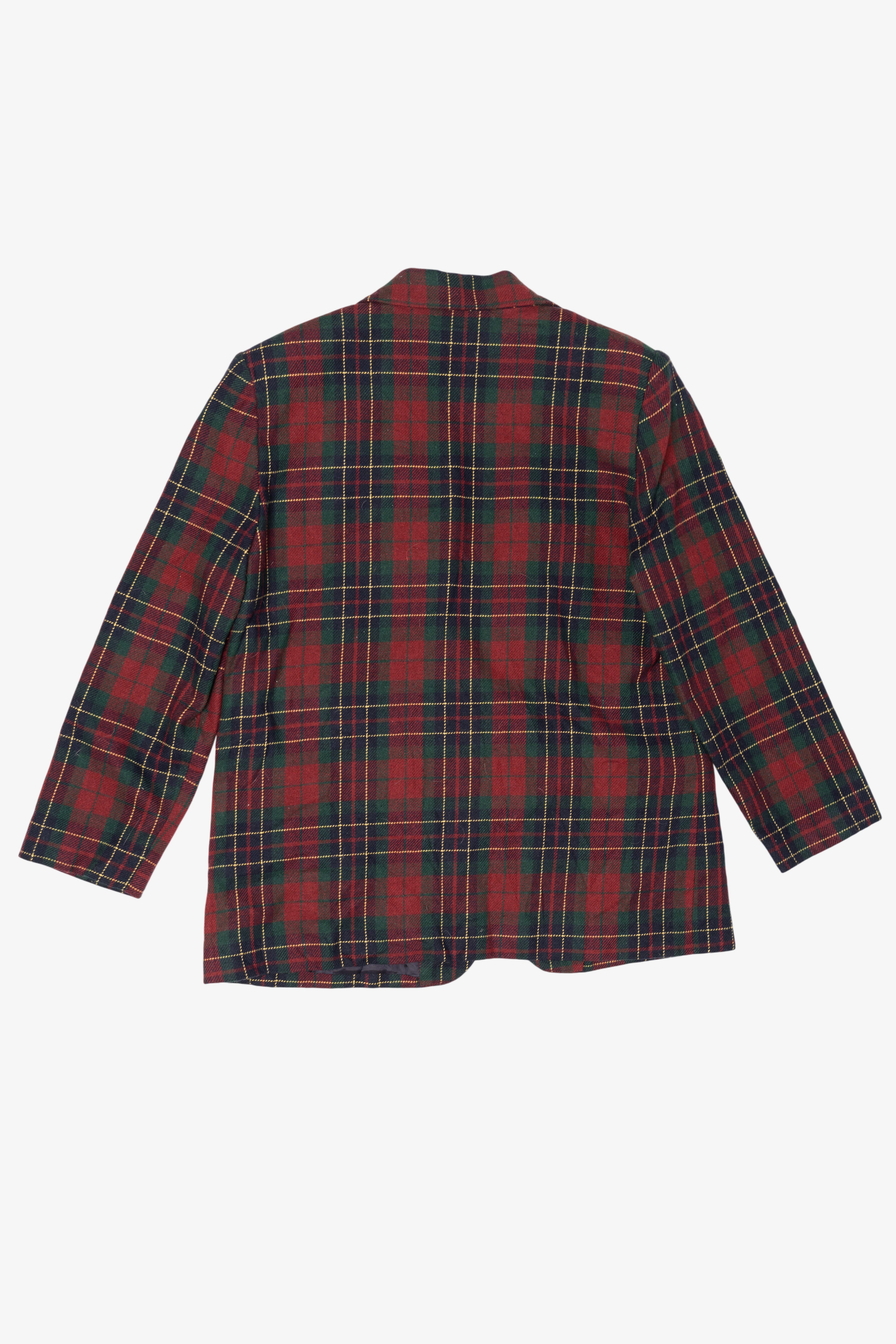Vintage Red Plaid Sag Harbor Blazer (1990s)