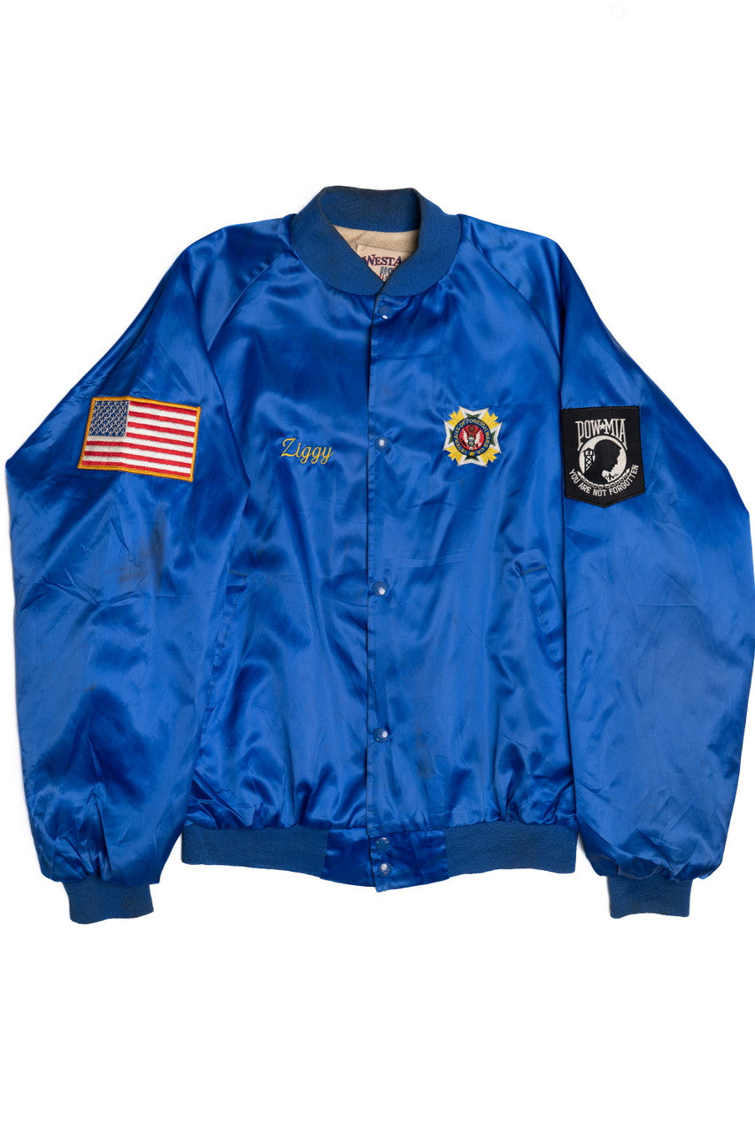 Vintage VFW Color Guard "Ziggy" Embroidered Westark Jacket With Patches
