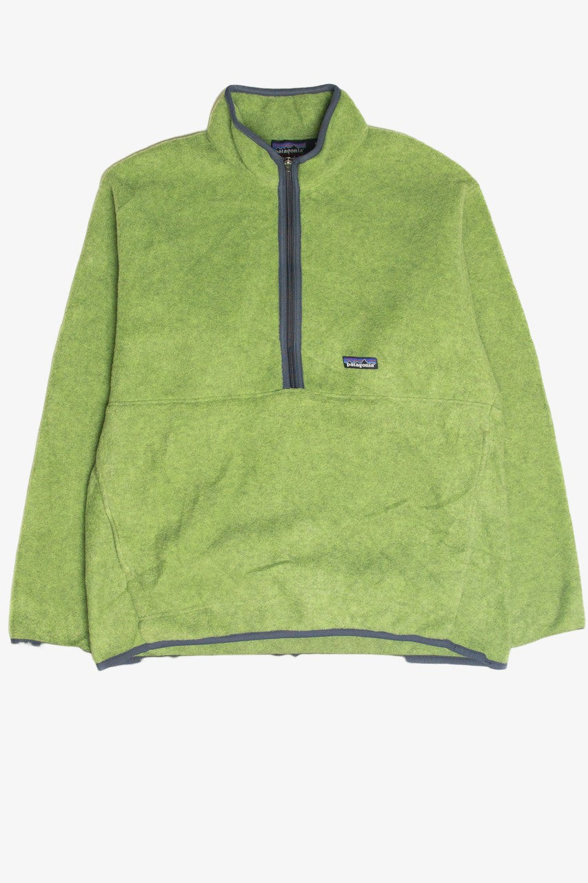 Patagonia Green Synchilla Quarter Zip Pullover
