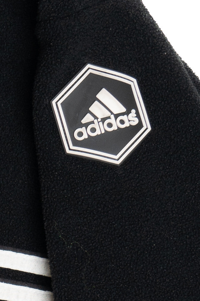 Vintage Adidas Soccer Fleece Zip Up Lightweight Jacket