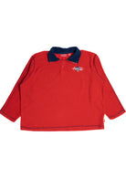 Vintage Coca-Cola Contrast Stitch Quarter Zip Fleece Pullover (1990s)