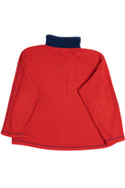 Vintage Coca-Cola Contrast Stitch Quarter Zip Fleece Pullover (1990s)