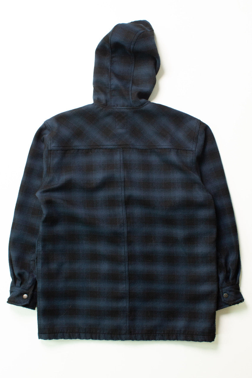 Blue Dickies Hooded Flannel Jacket (2000s)