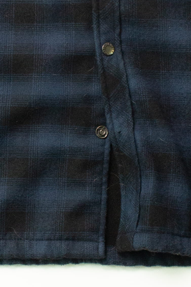 Blue Dickies Hooded Flannel Jacket (2000s)