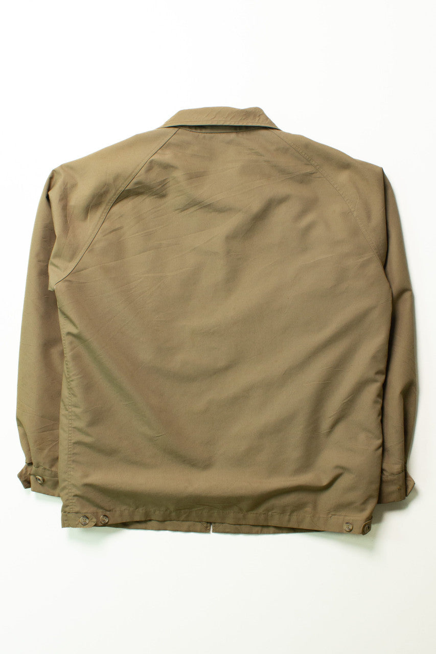 Vintage Tan London Fog Faux Fur Lined Jacket (1990s) 1507