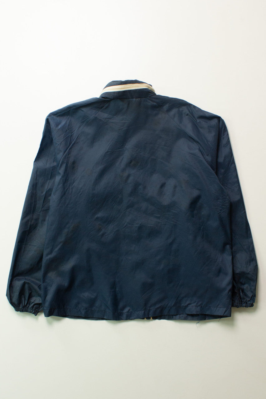 Vintage Navy Blue Nylon Lightweight Jacket (1960s)
