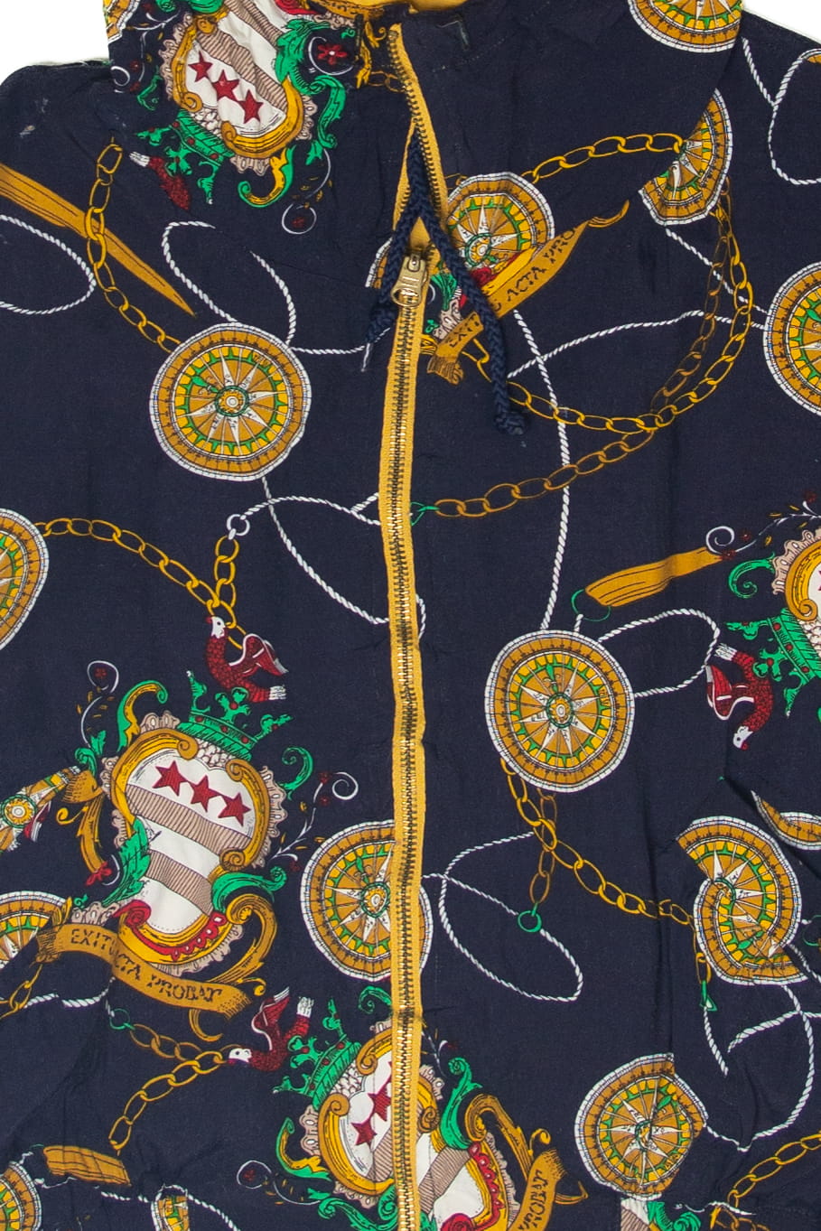 Vintage Compass Tapestry Hooded Jacket (1990s)