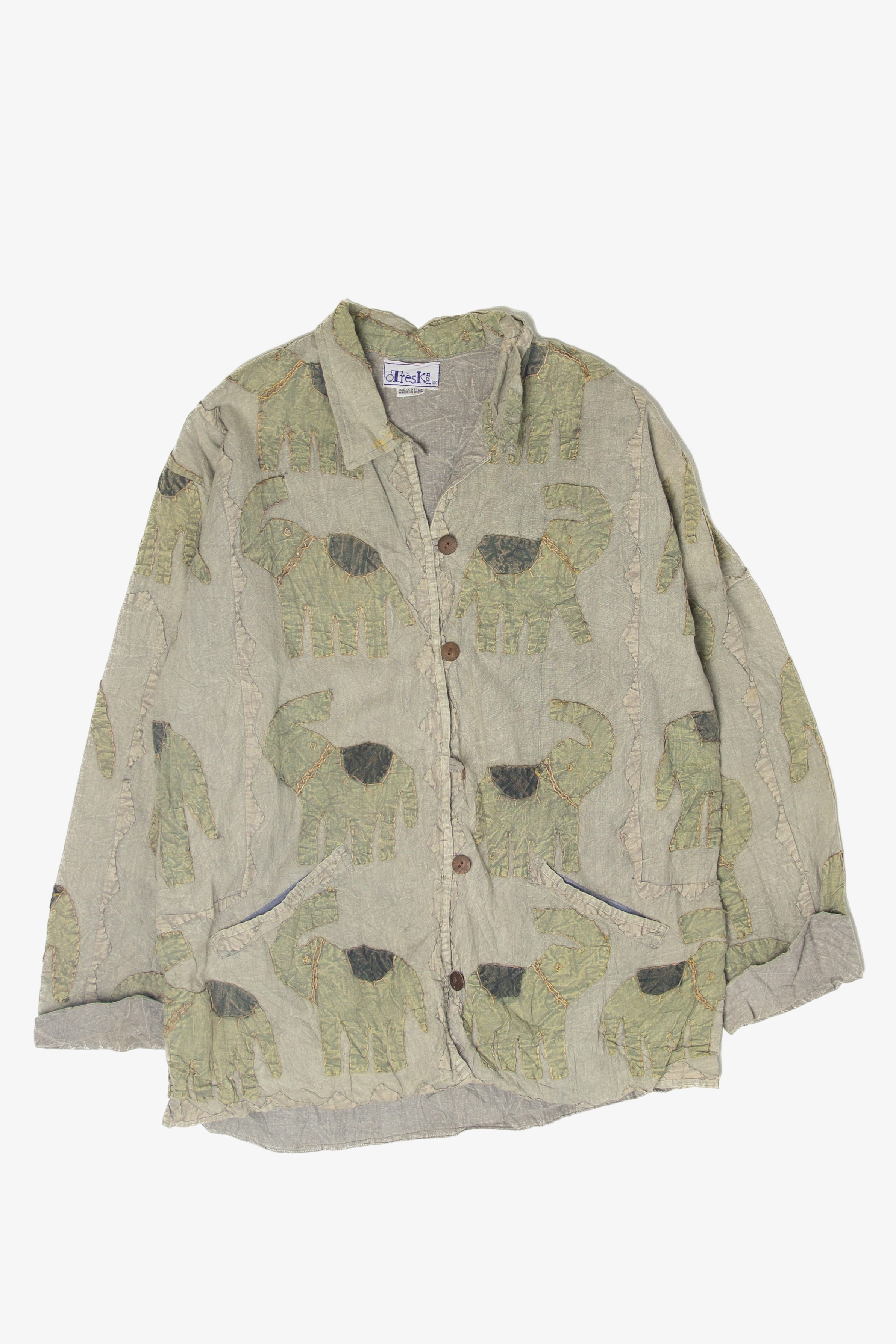 Quilted Treska Elephant Patches Jacket (2010s)