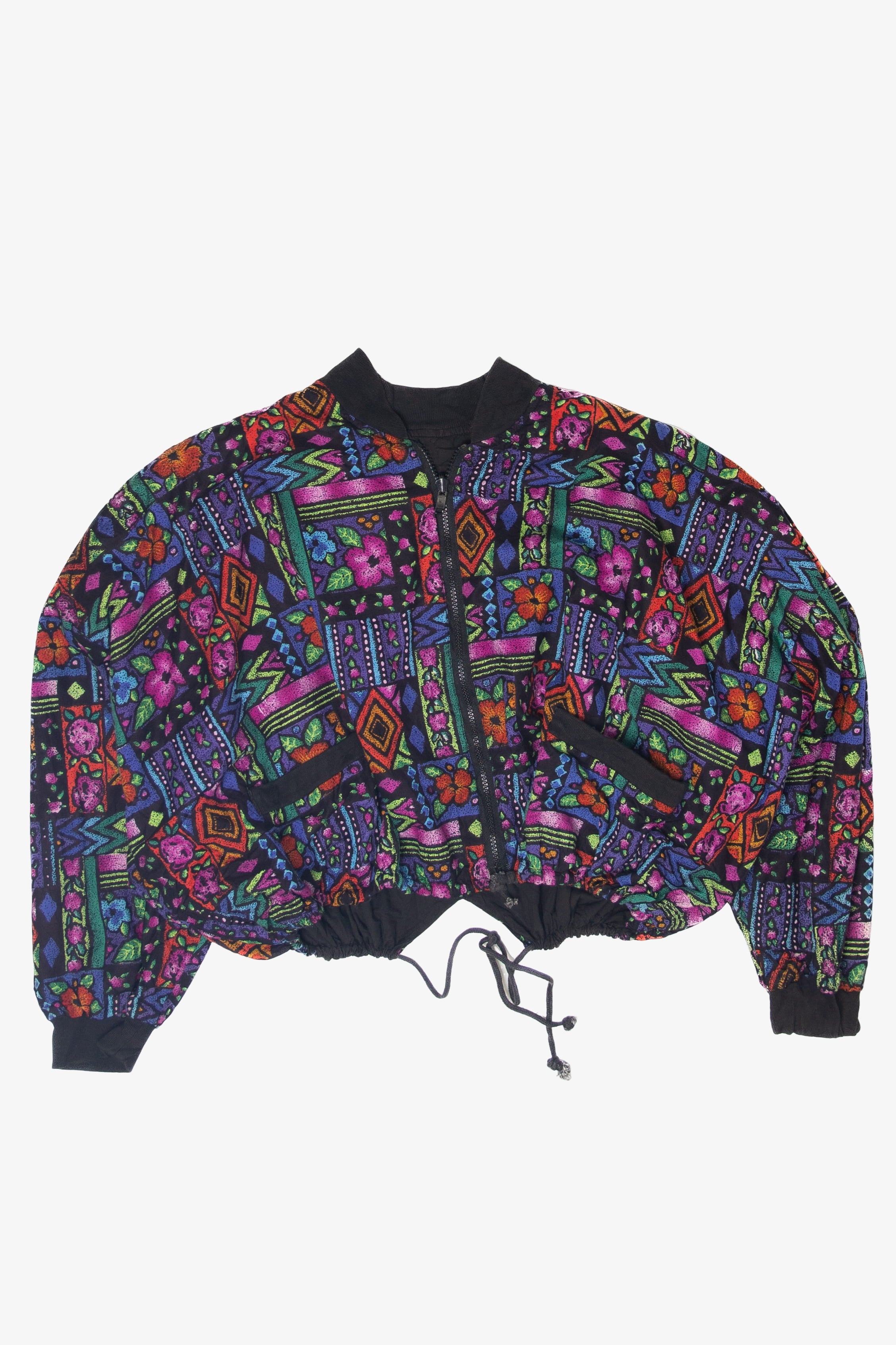 Vintage Just Class Colorful Cinch Jacket (1990s)