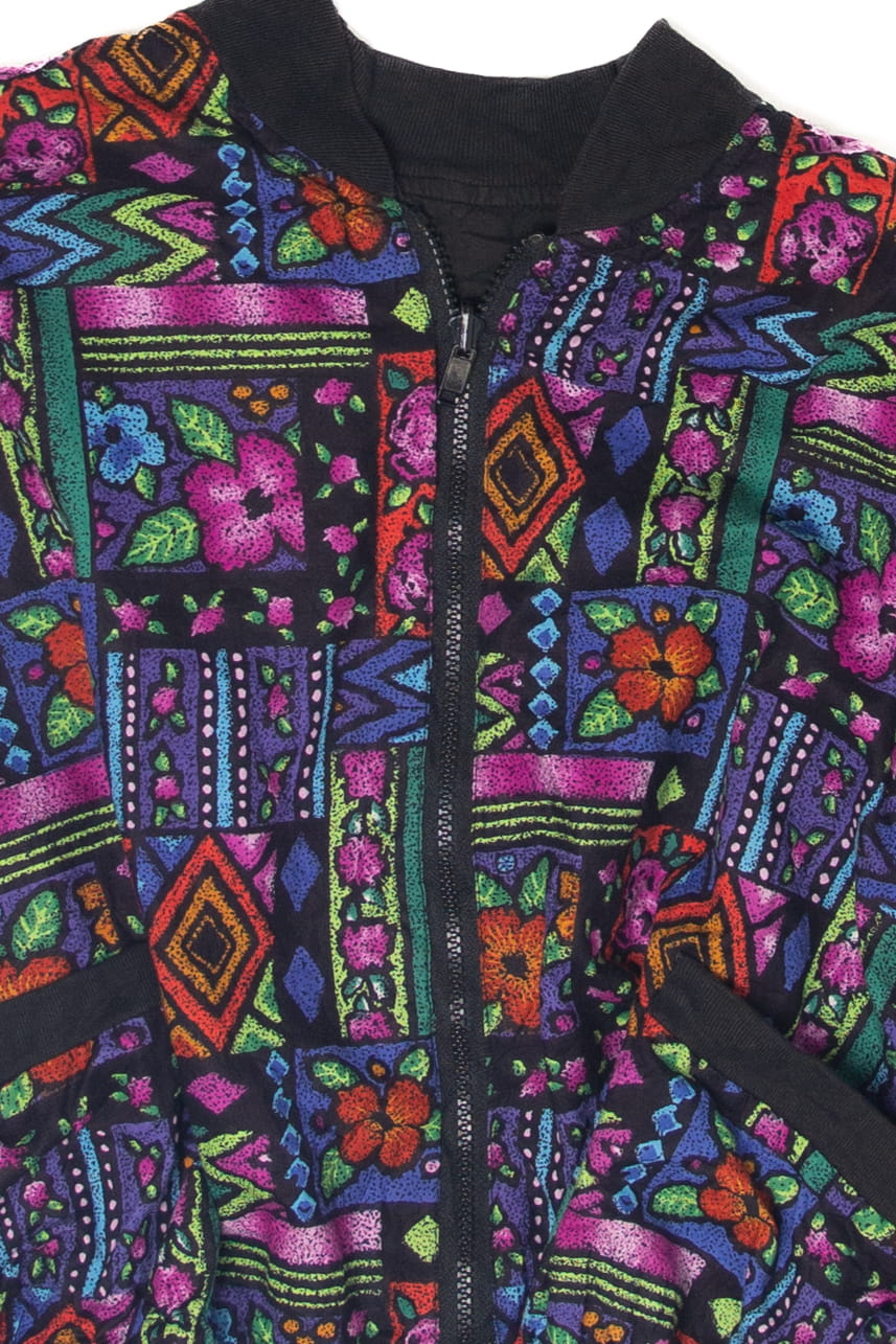 Vintage Just Class Colorful Cinch Jacket (1990s)