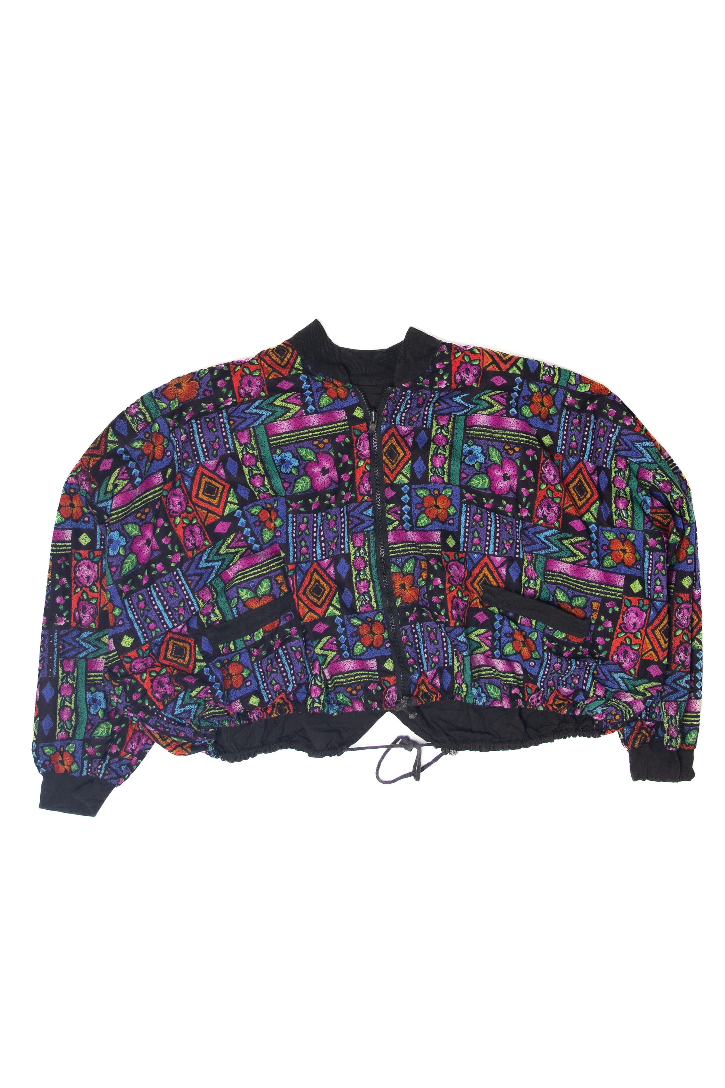 Vintage Just Class Colorful Cinch Jacket (1990s)