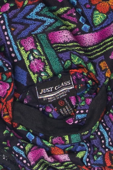 Vintage Just Class Colorful Cinch Jacket (1990s)