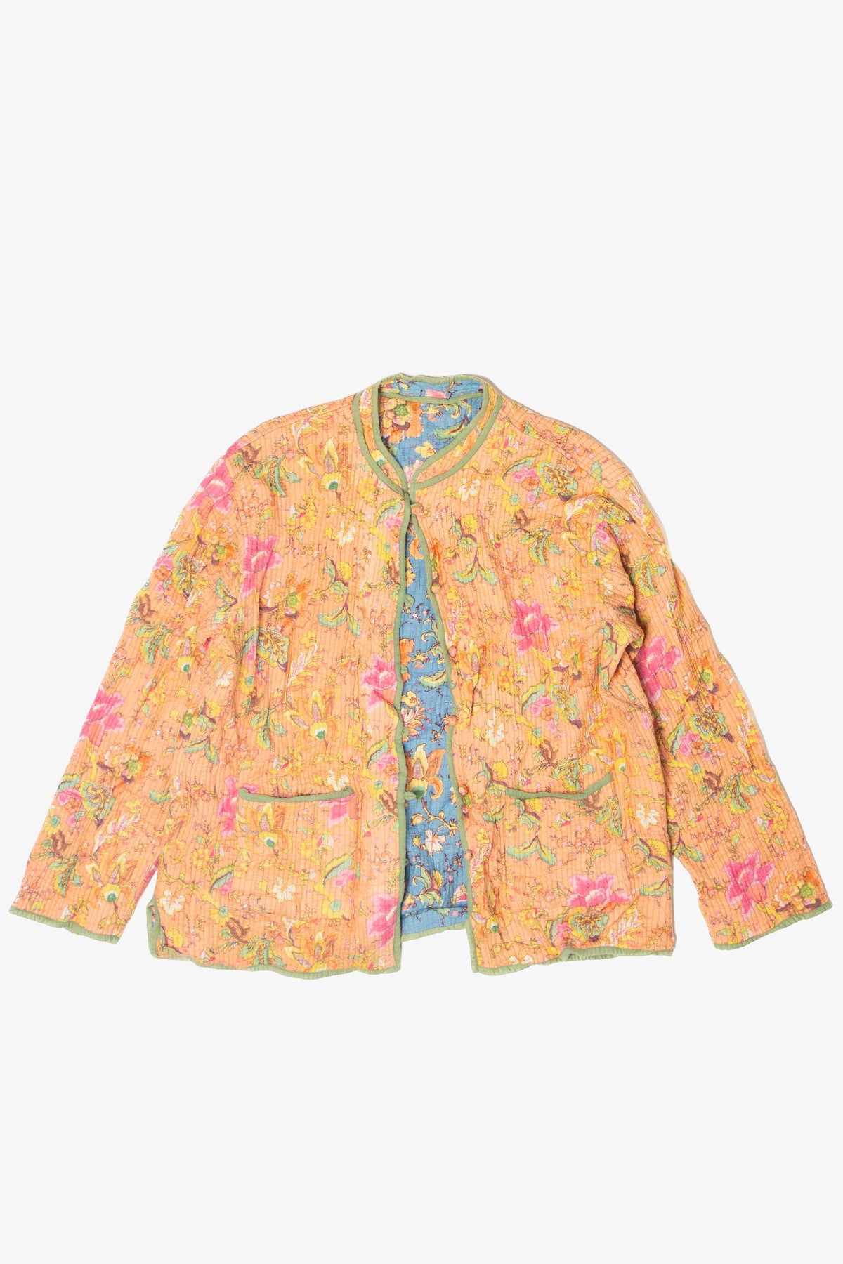 Reversible Floral Quilt Lightweight Jacket (2010s)