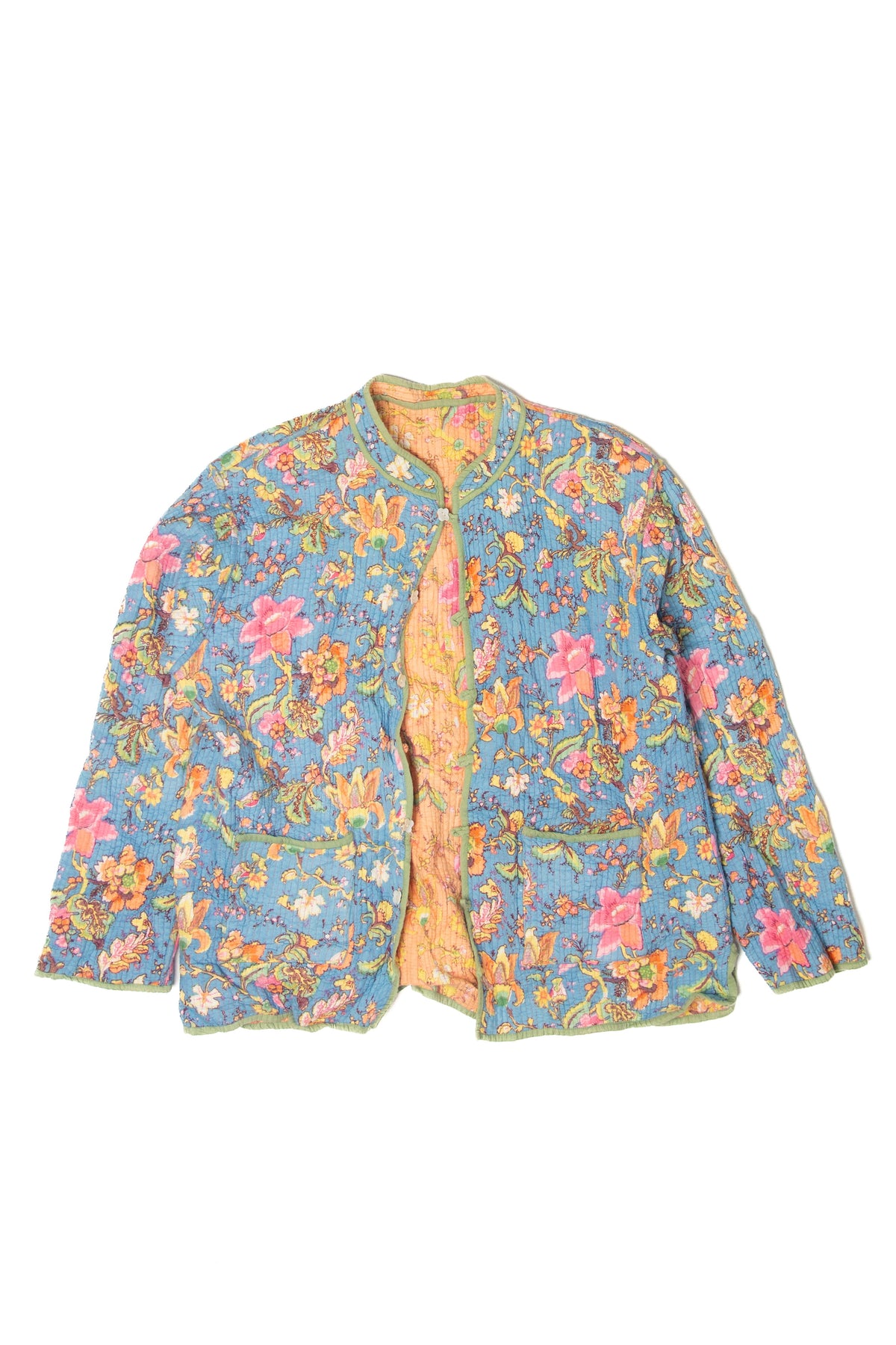 Reversible Floral Quilt Lightweight Jacket (2010s)