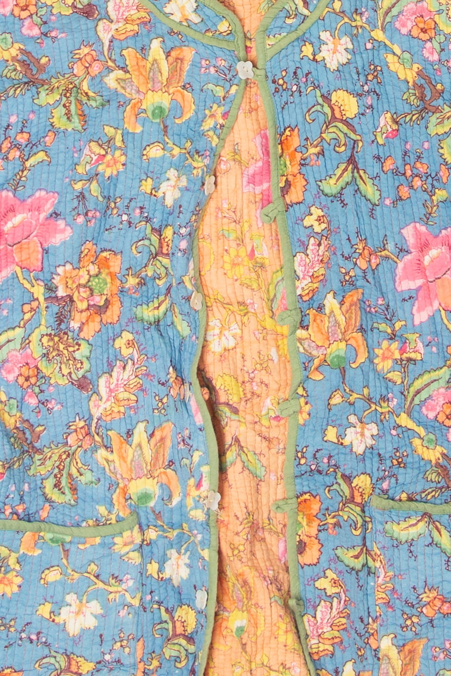 Reversible Floral Quilt Lightweight Jacket (2010s)