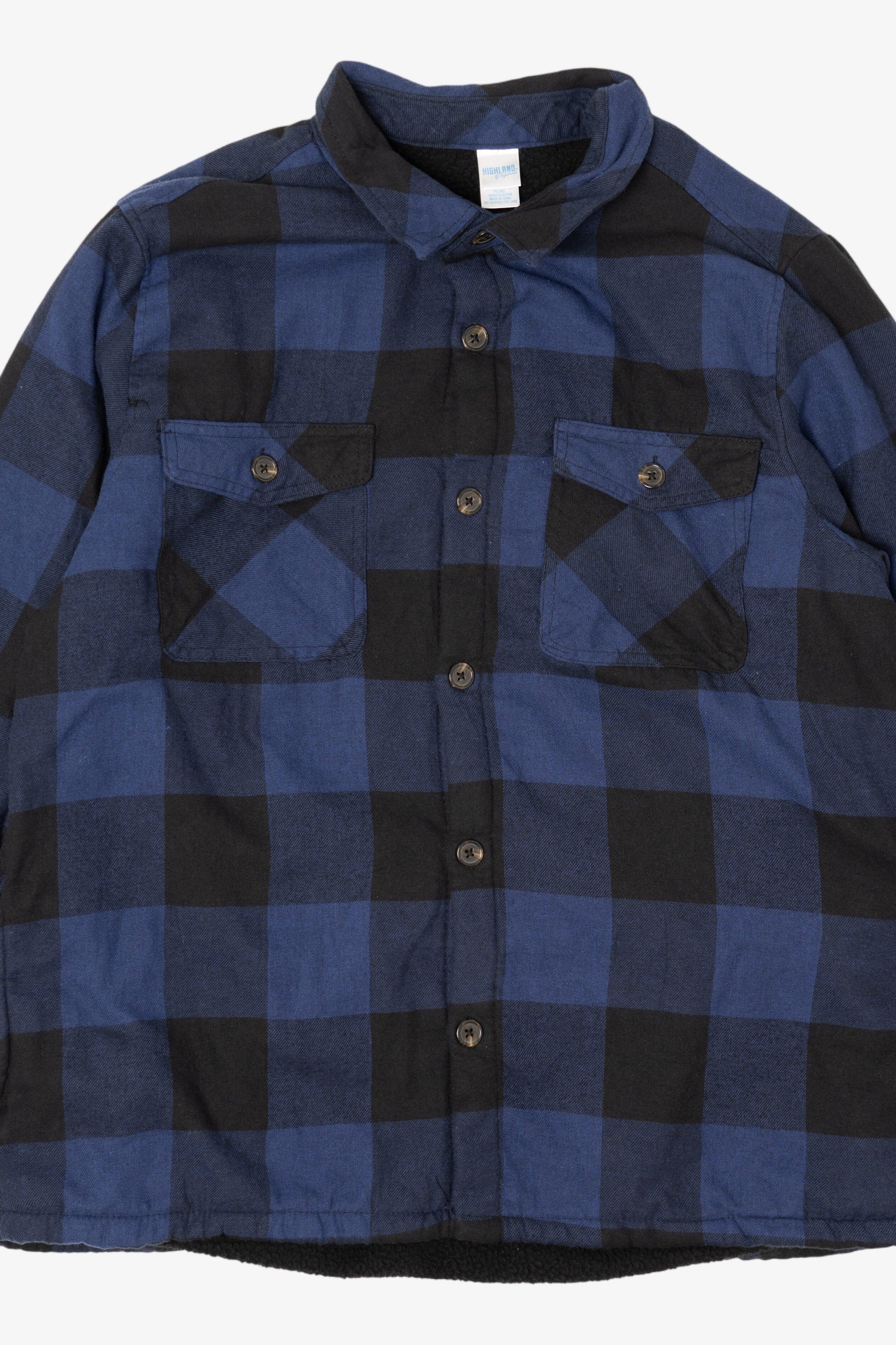 Navy Blue Highland Vintage Flannel Jacket (2010s)