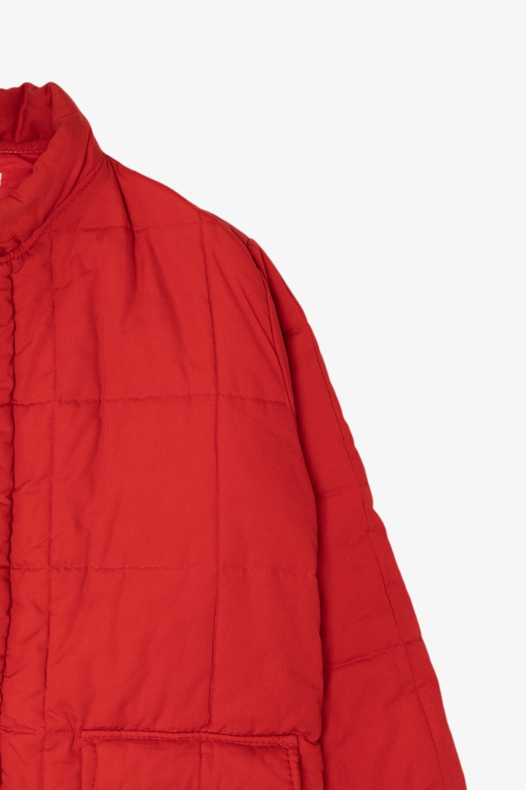Vintage Red Zerowear Quilted Puffer Jacket (1980s)