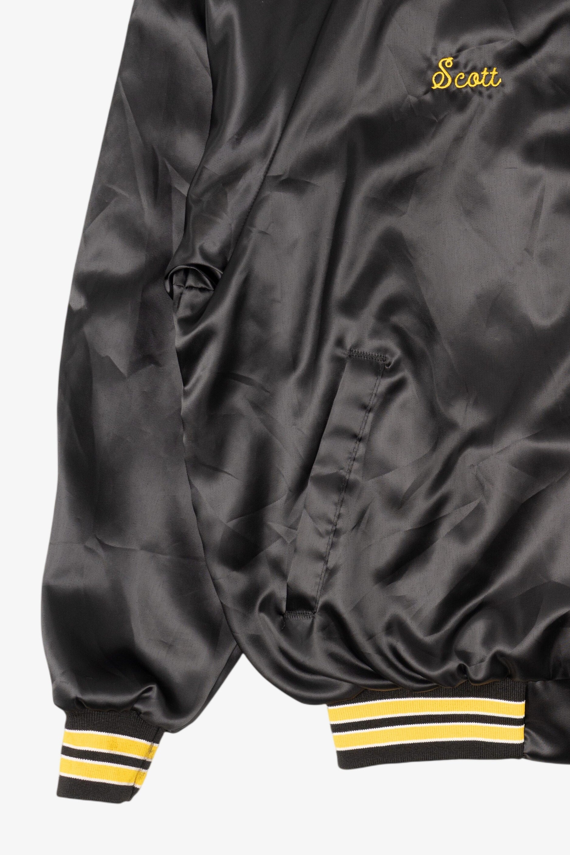 Vintage Teamsters Local 745 Dallas Texas Athletic Bomber Jacket (1990s)