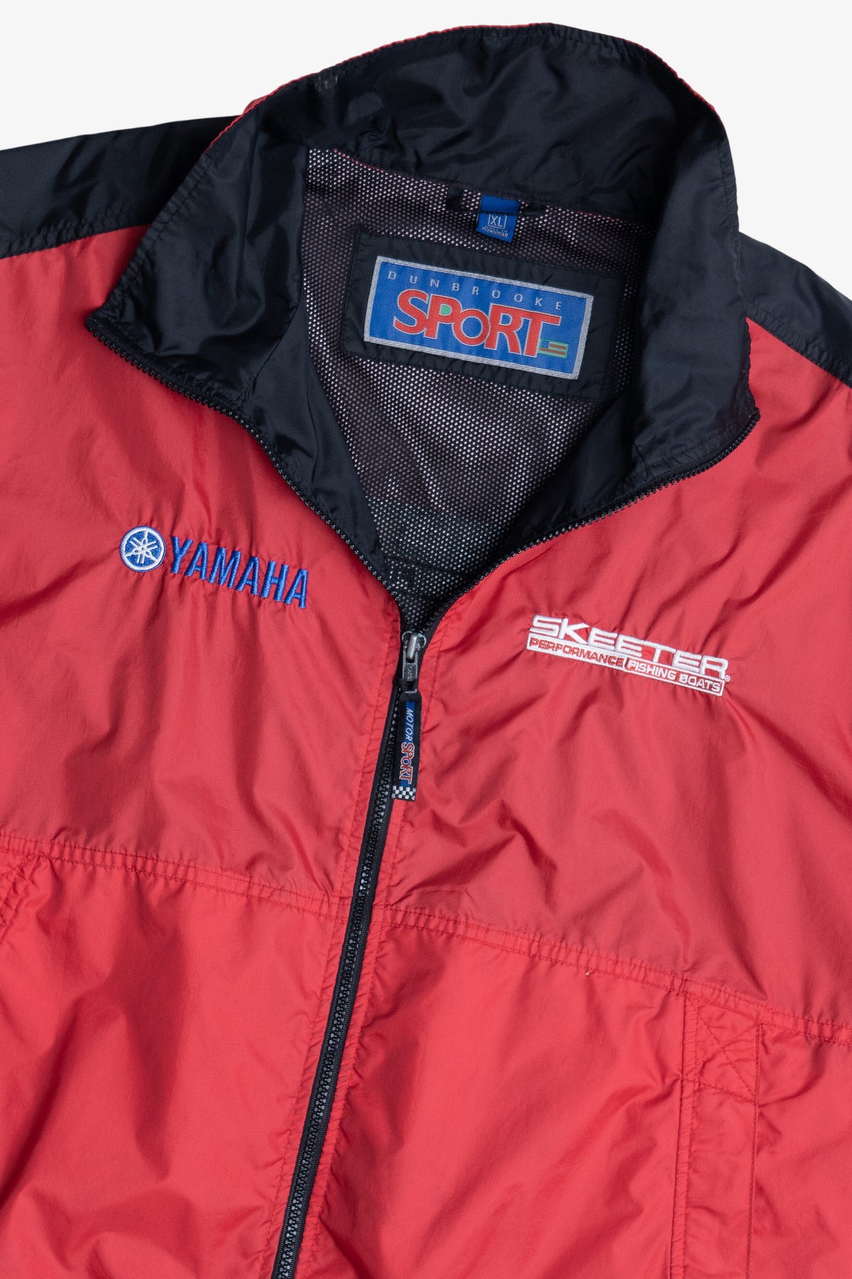 Vintage Yamaha Skeeter Fishing Boats Embroidered Patch Lightweight Jacket (1990s)