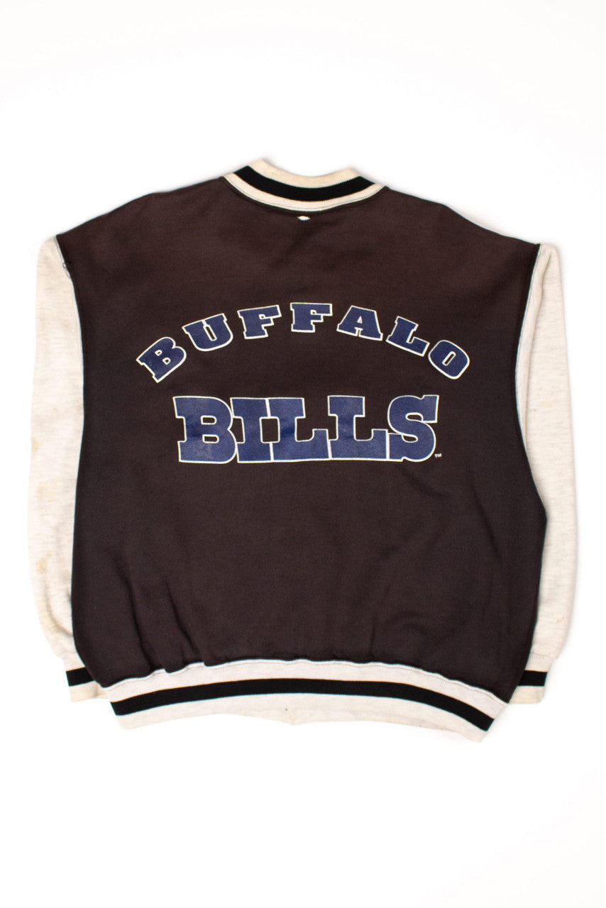 Vintage Buffalo Bills Varsity Sweatshirt Jacket (1990s)
