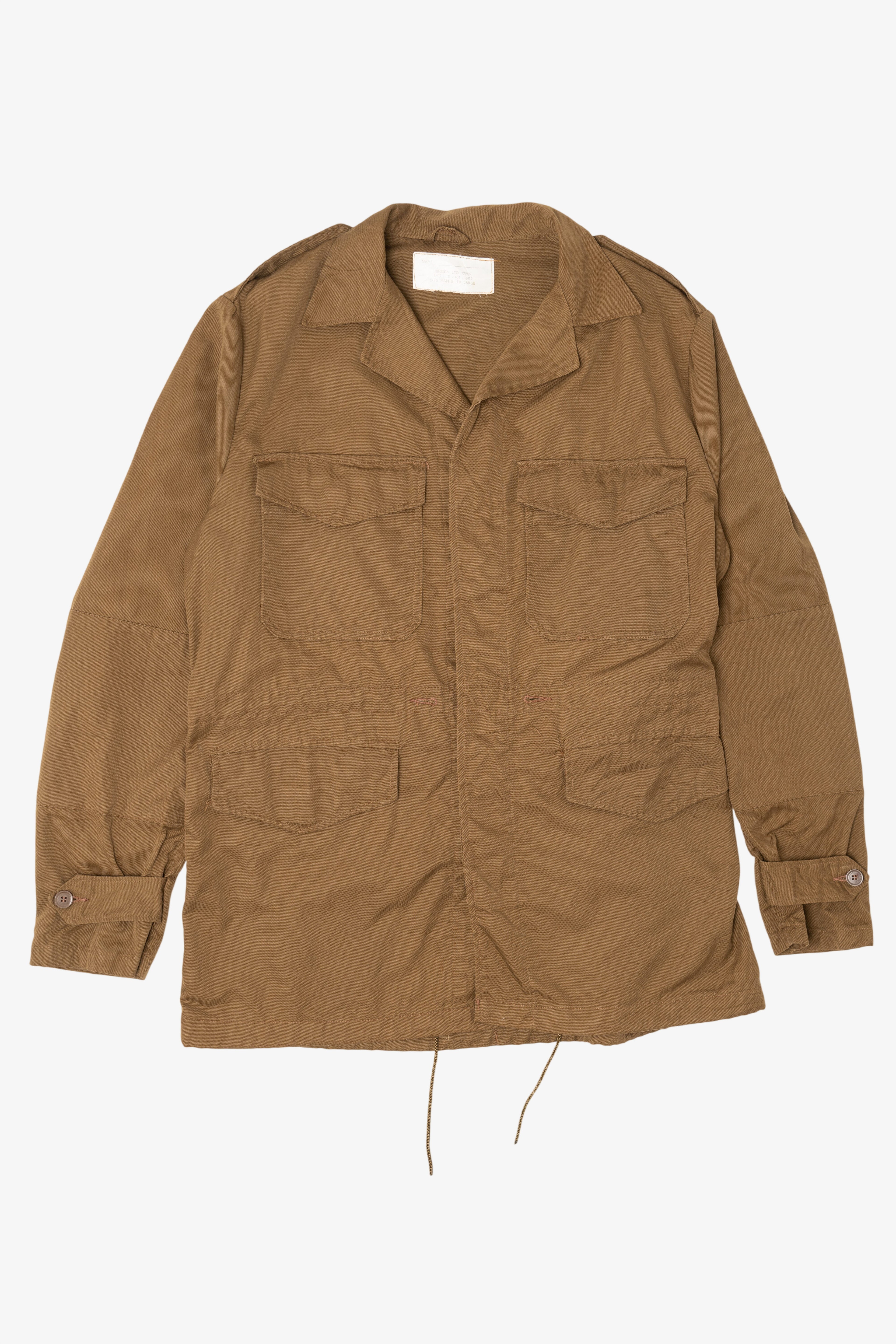Vintage Brown Military Lightweight Jacket (1970s)