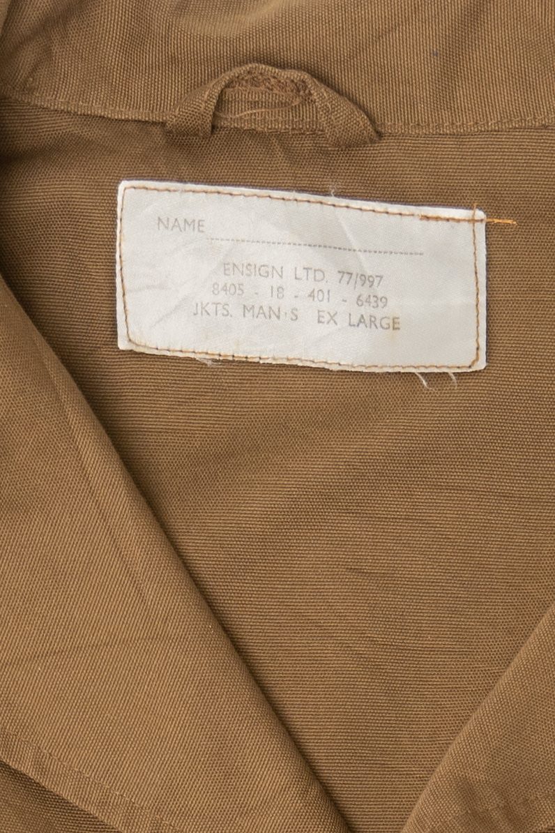 Vintage Brown Military Lightweight Jacket (1970s)