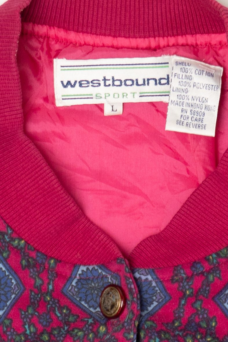 Vintage Pink Westbound Jacket (1990s)