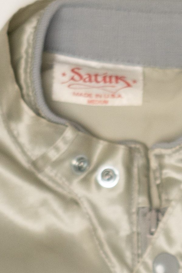 Vintage Silver Shook Landscaping Bomber Jacker (1980s)