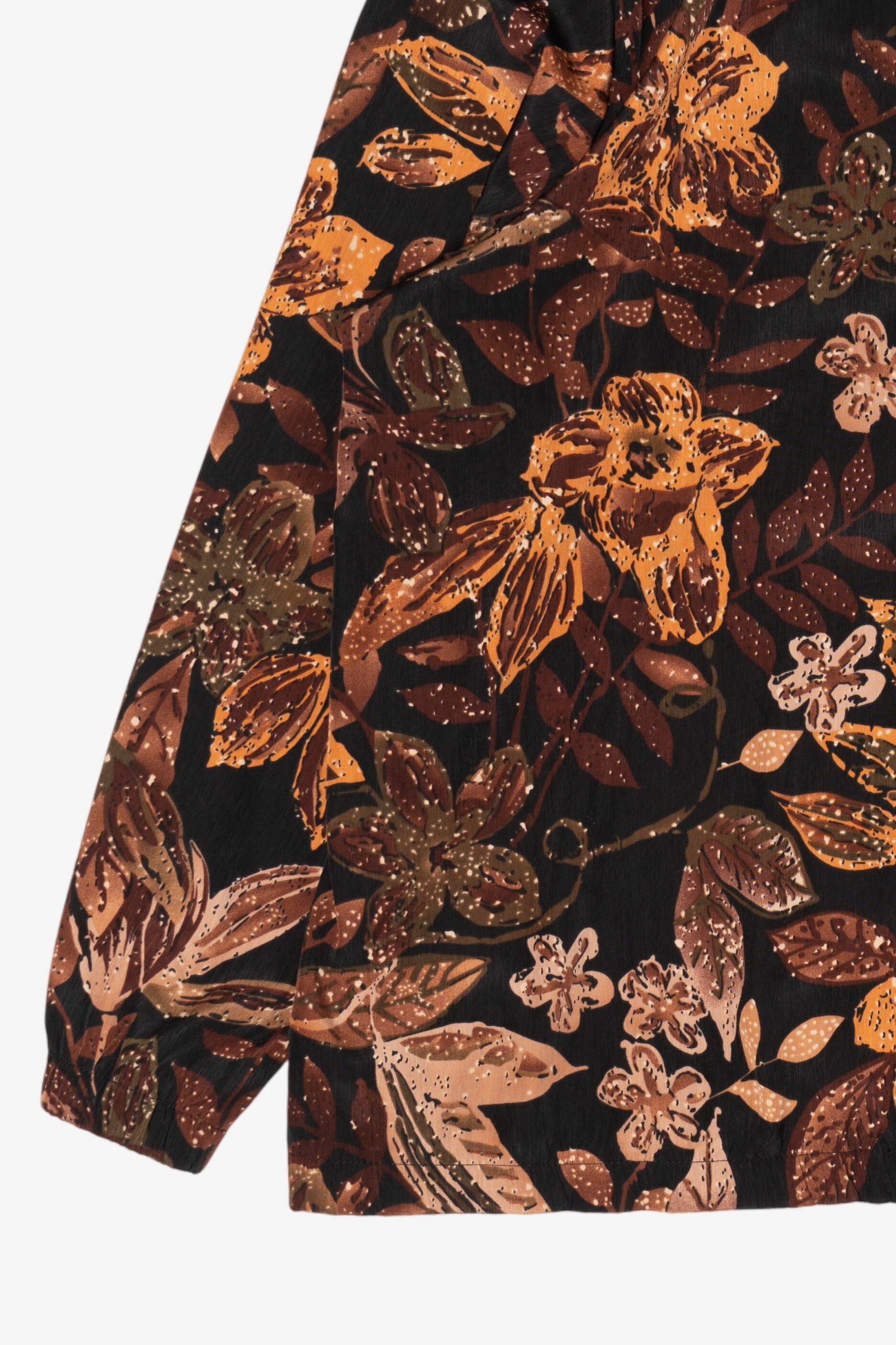 Vintage Autumn Leaves Print Lightweight Jacket(1990s)