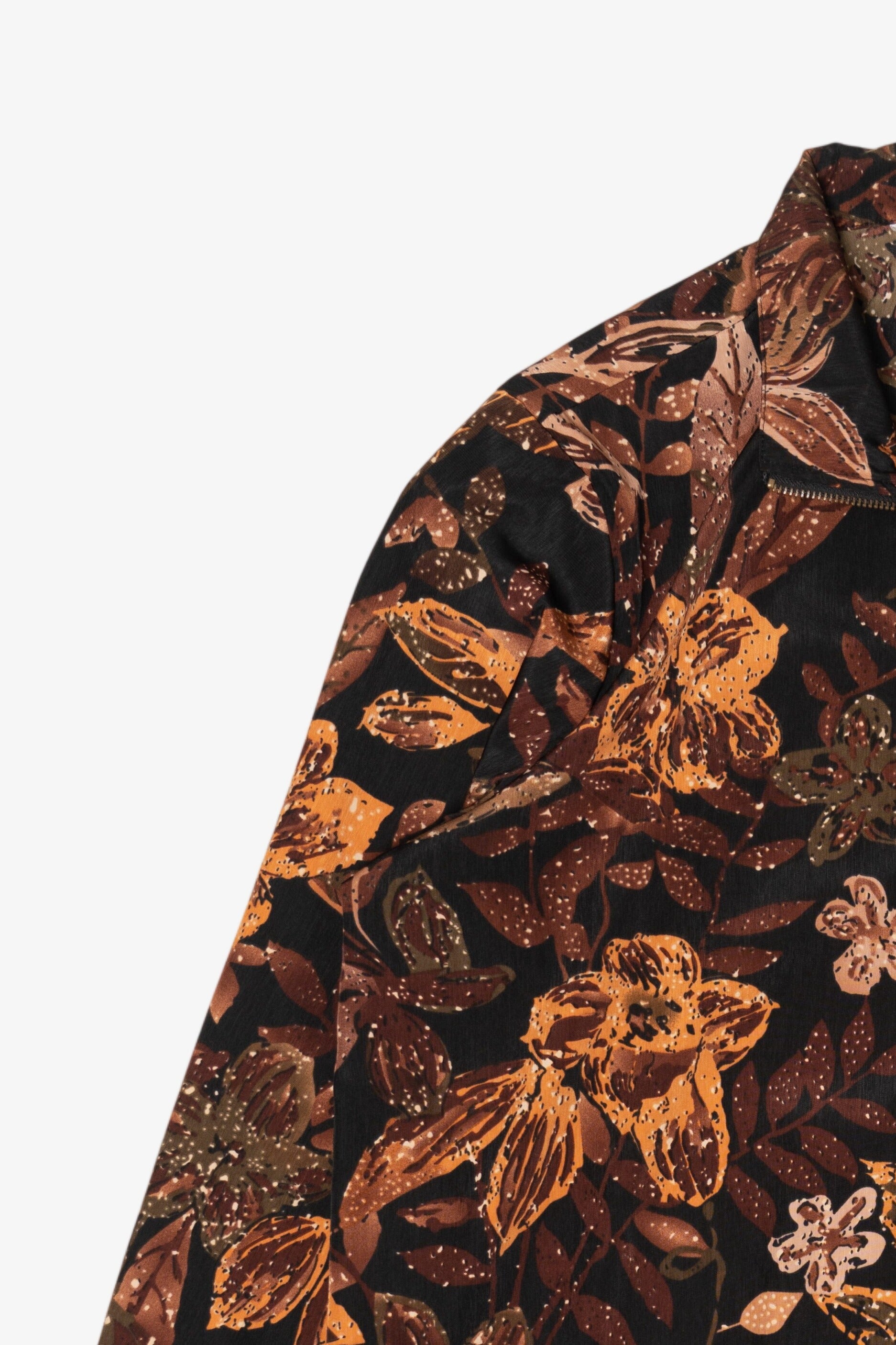 Vintage Autumn Leaves Print Lightweight Jacket(1990s)