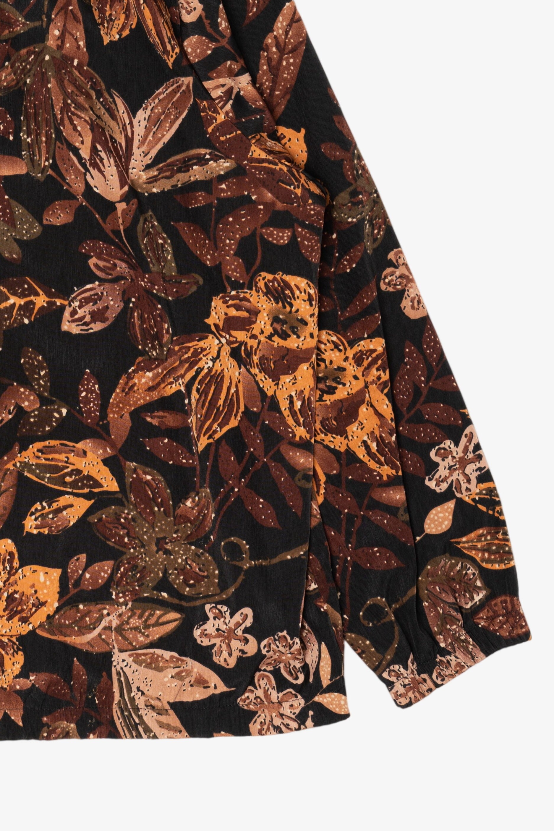Vintage Autumn Leaves Print Lightweight Jacket(1990s)
