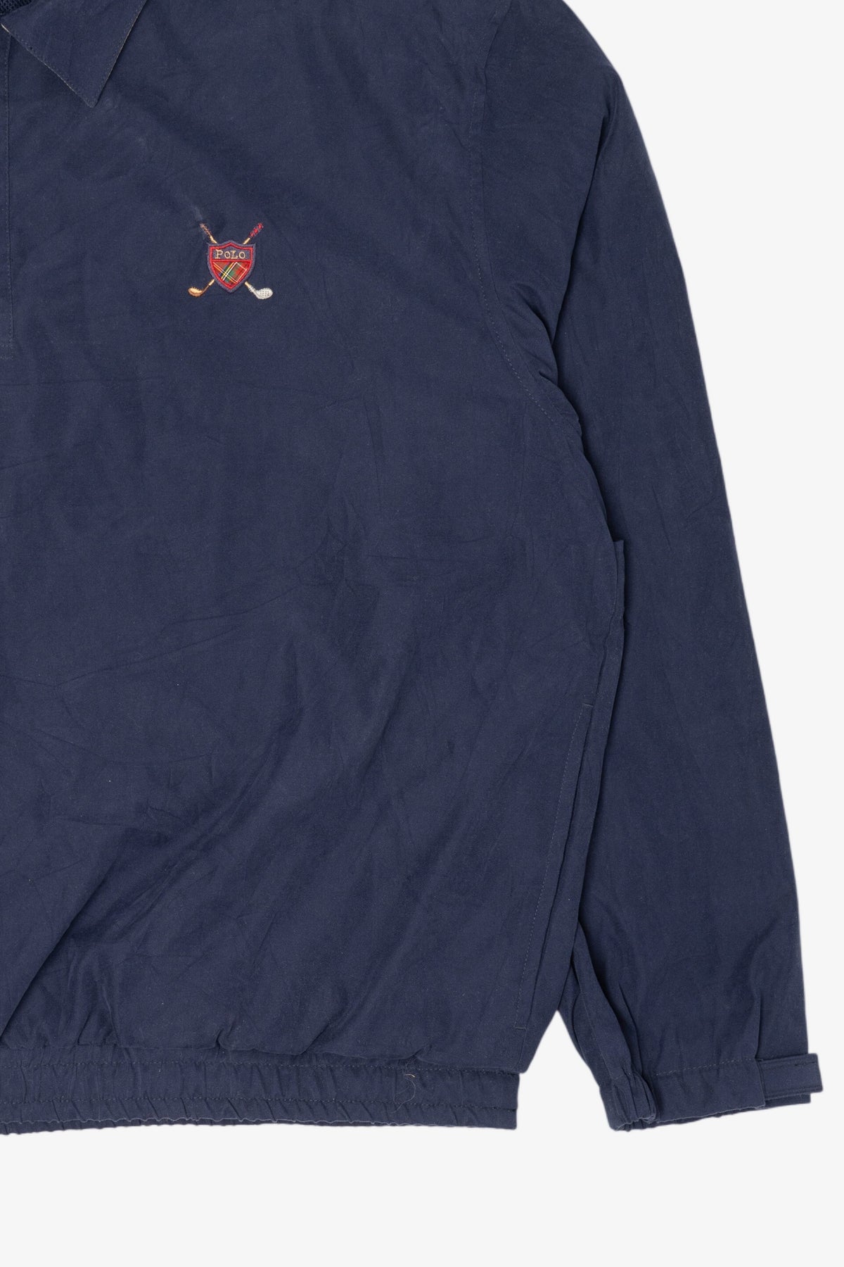 Vintage Navy Blue Polo Golf Ralph Lauren Windbreaker Jacket (1990s)