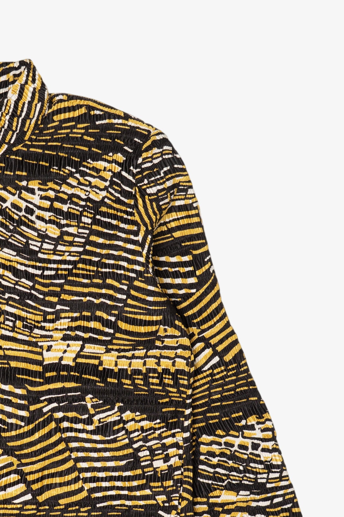 Vintage Black And Yellow Pleat Pleat By Rafael Full Zip Jacket (1990s)