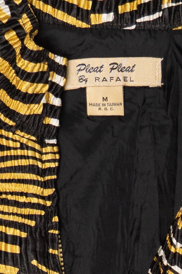 Vintage Black And Yellow Pleat Pleat By Rafael Full Zip Jacket (1990s)