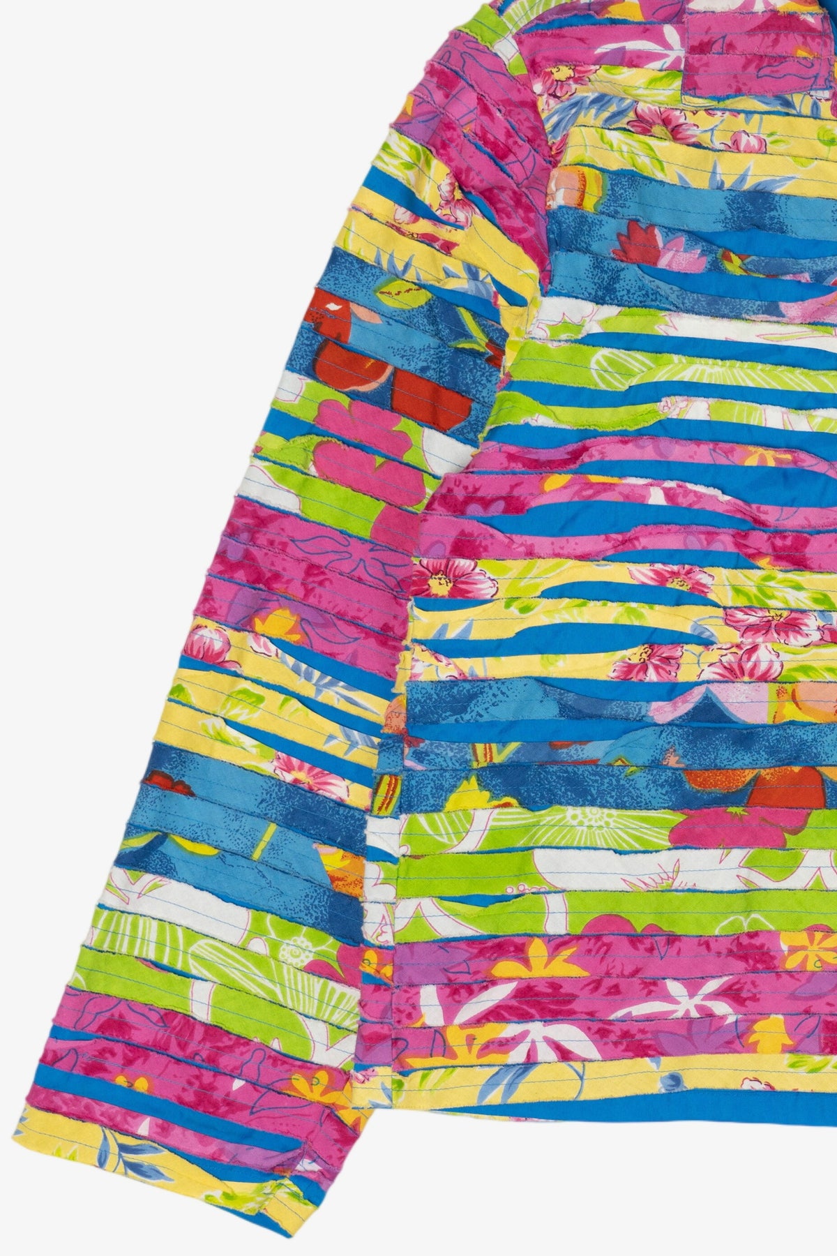 Vintage Colorful Striped Patchwork Keren Hart Jacket (1990s)