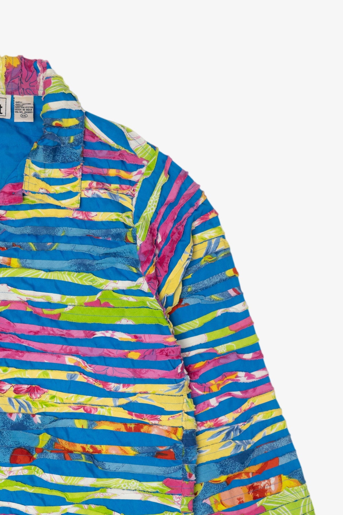 Vintage Colorful Striped Patchwork Keren Hart Jacket (1990s)