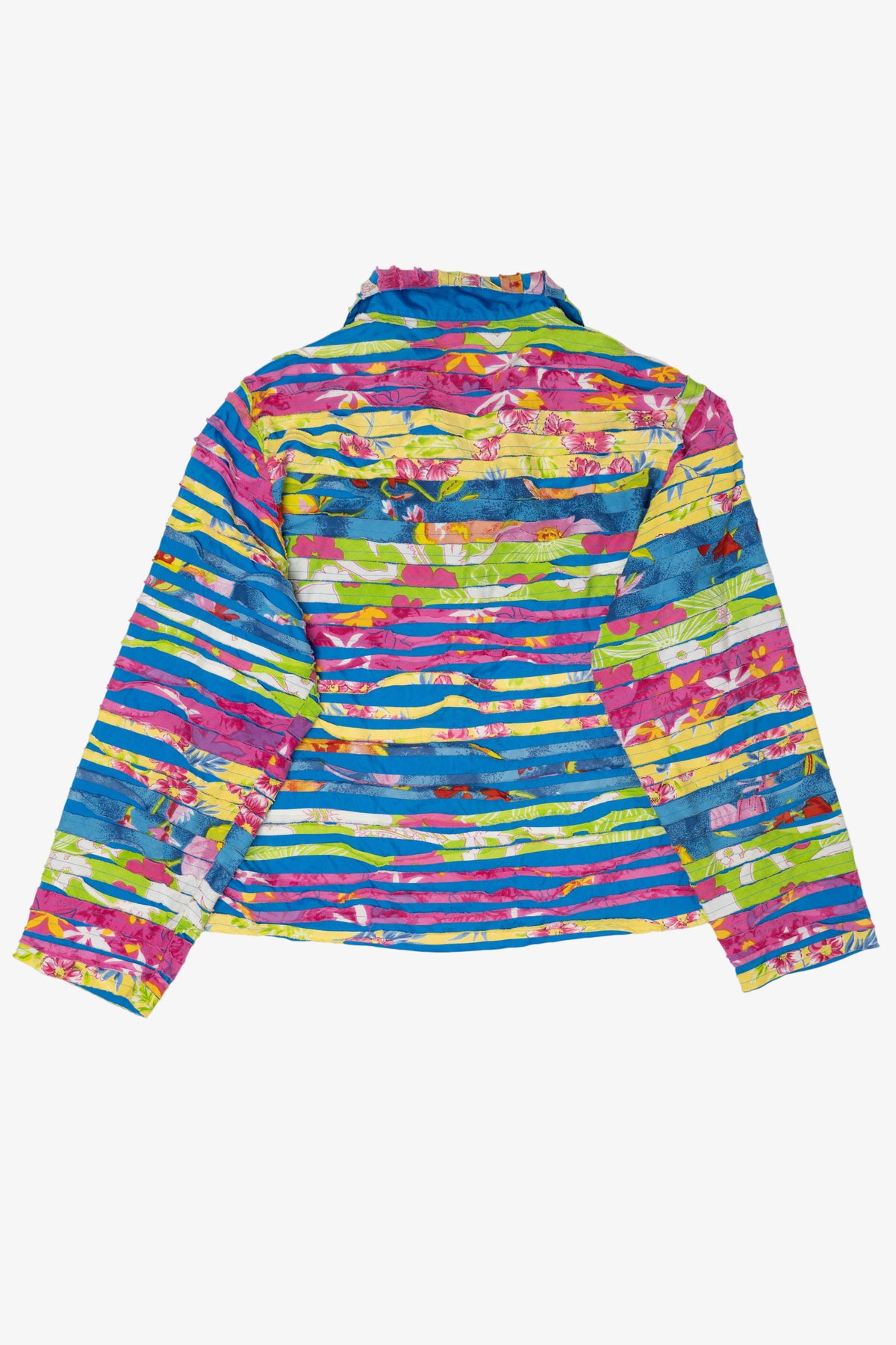 Vintage Colorful Striped Patchwork Keren Hart Jacket (1990s)