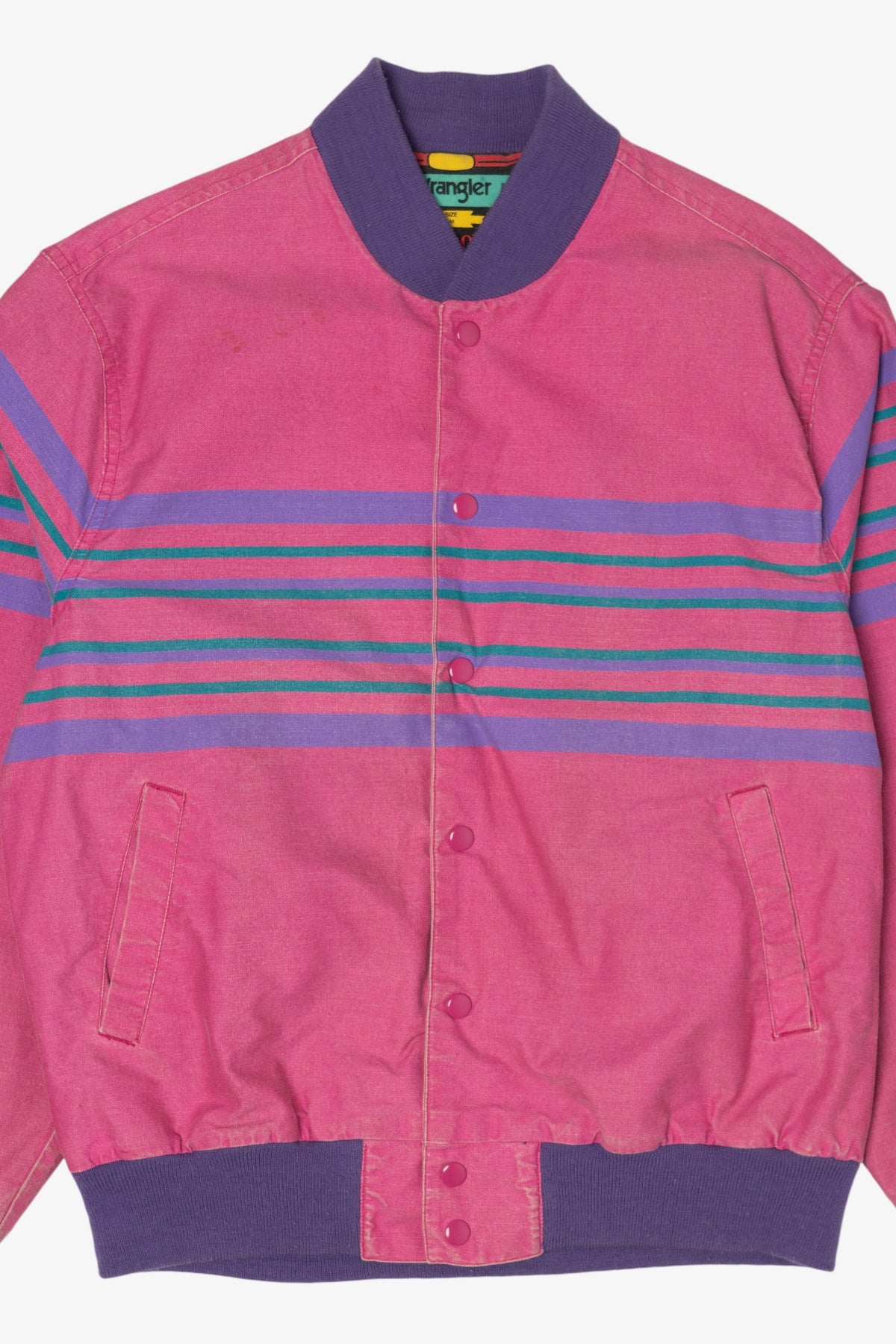 Vintage Pink Wrangler Brushpopper Jacket (1990s)