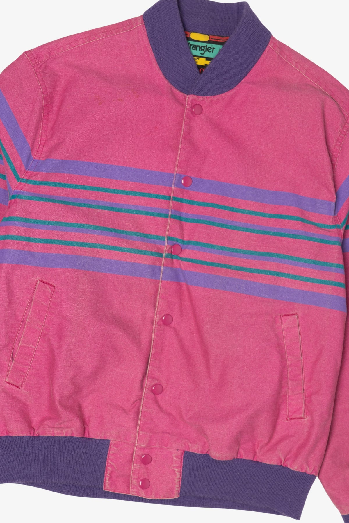 Vintage Pink Wrangler Brushpopper Jacket (1990s)