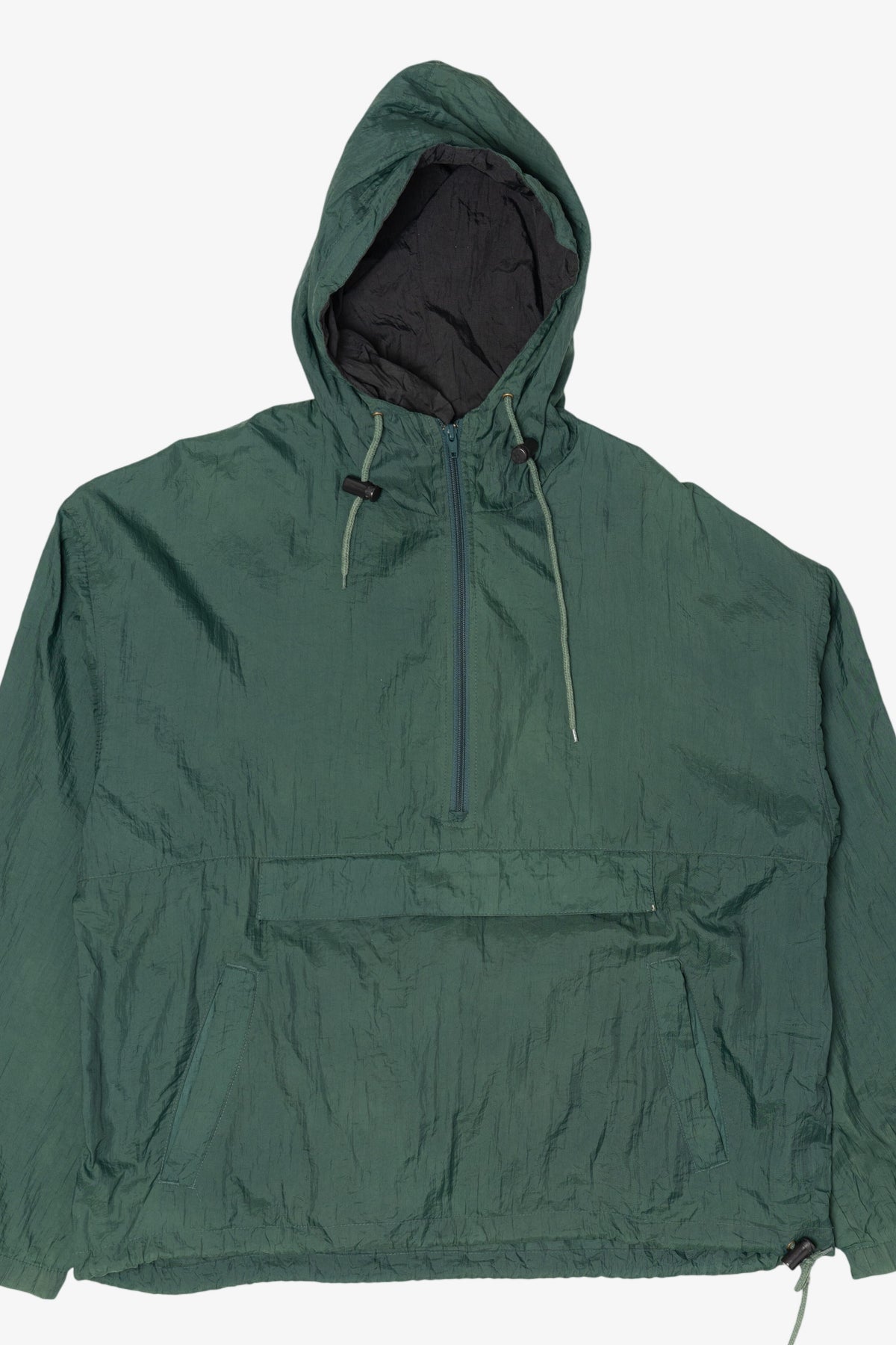 Vintage Dark Green Honors Hooded Windbreaker Jacket (1990s)