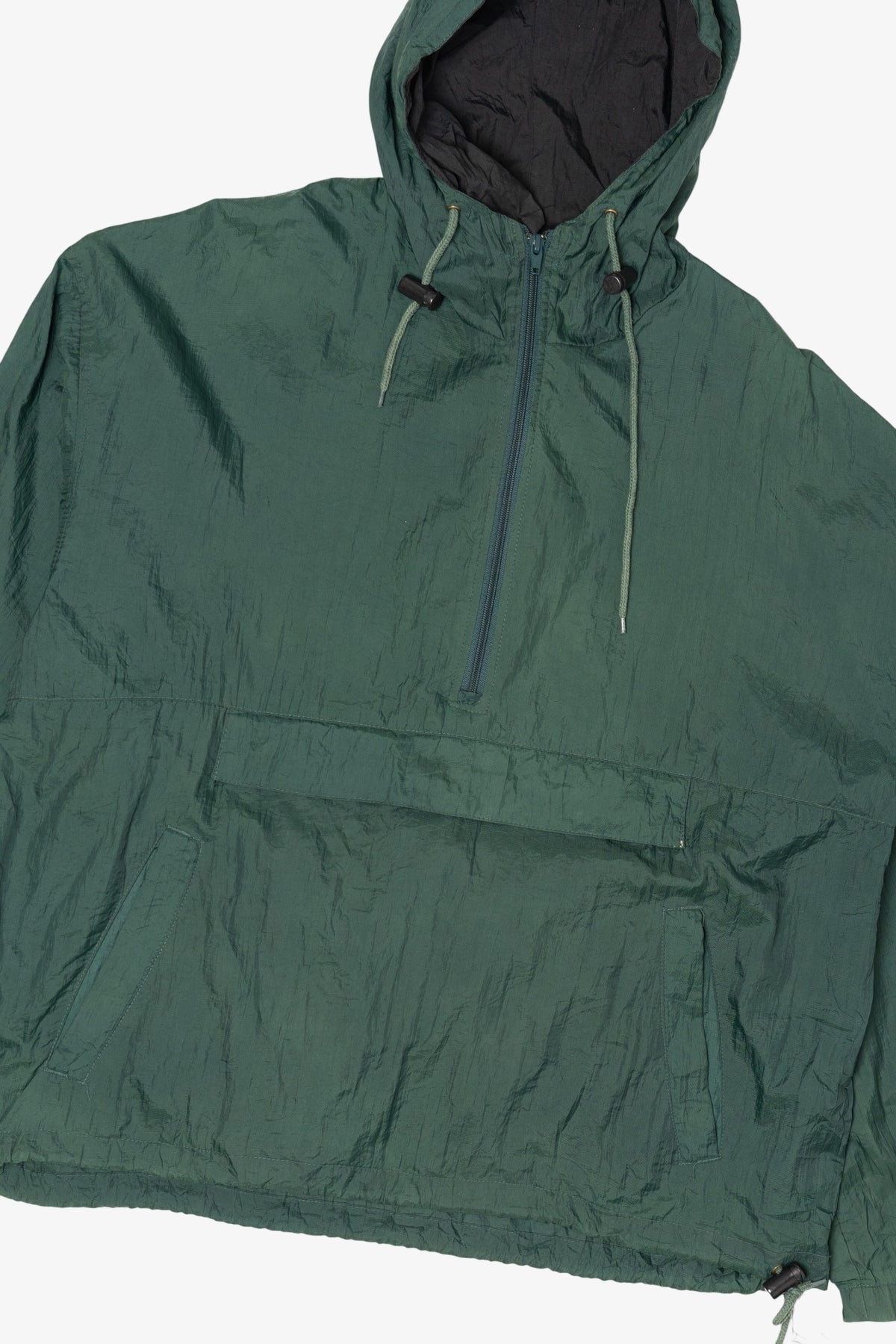 Vintage Dark Green Honors Hooded Windbreaker Jacket (1990s)