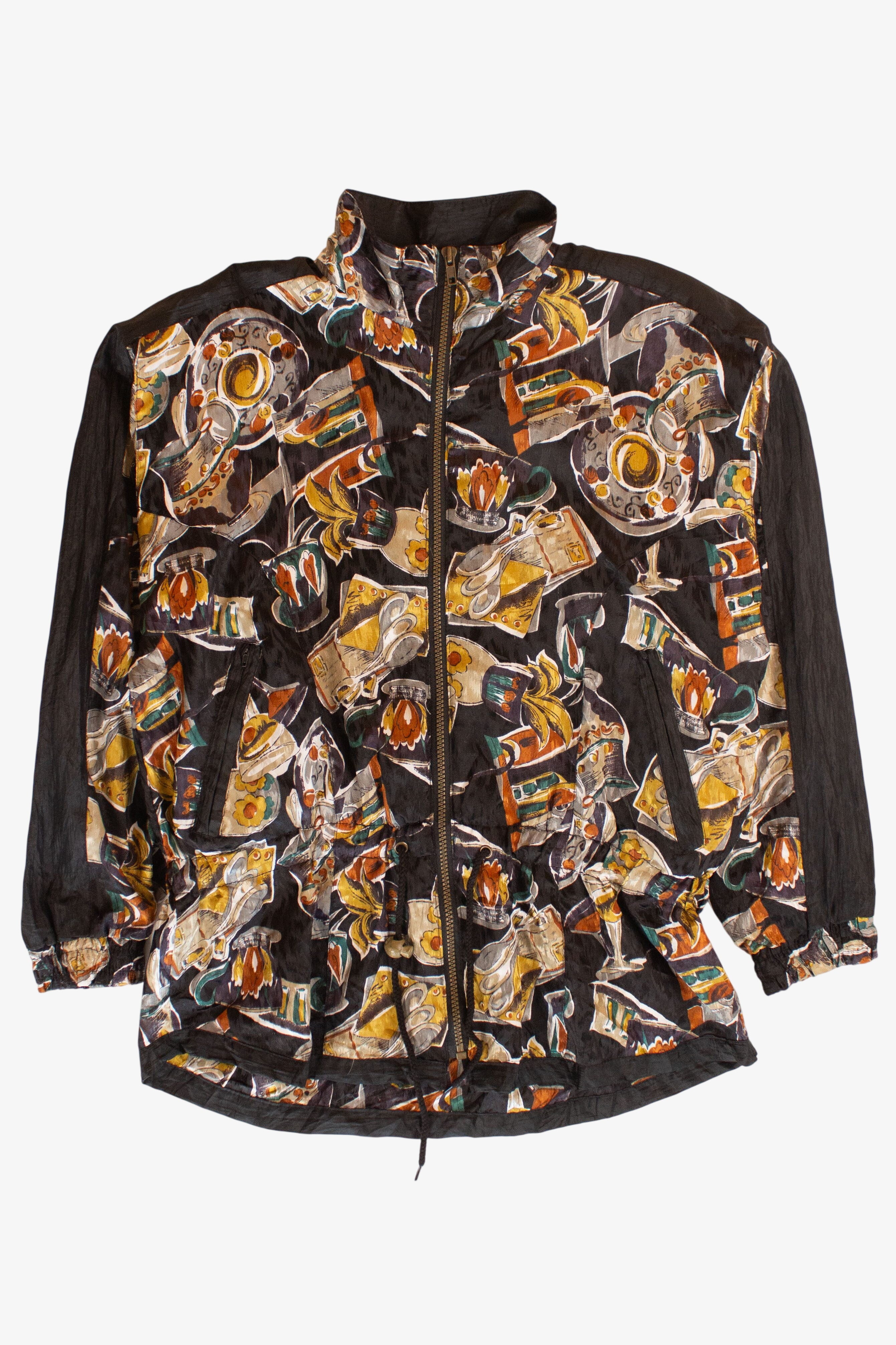 Vintage Sunterra Coffeehouse Pattern Jacket (1990s)