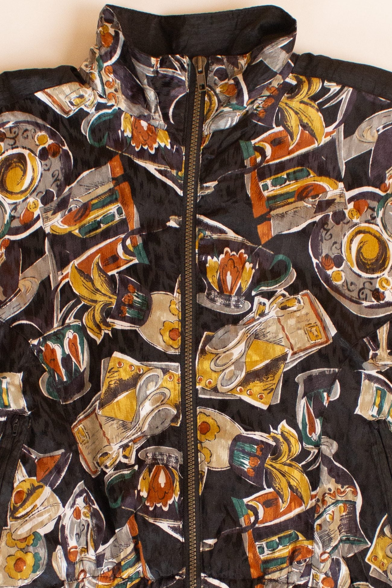 Vintage Sunterra Coffeehouse Pattern Jacket (1990s)