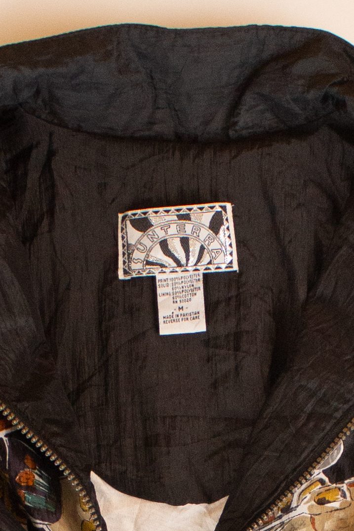 Vintage Sunterra Coffeehouse Pattern Jacket (1990s)