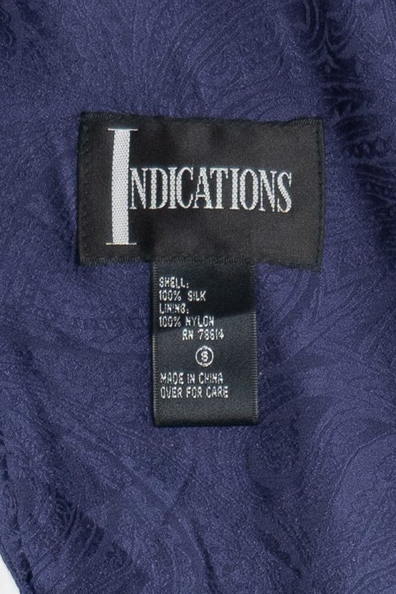 Vintage Indications Tassels Pattern Silk Jacket (1990s)